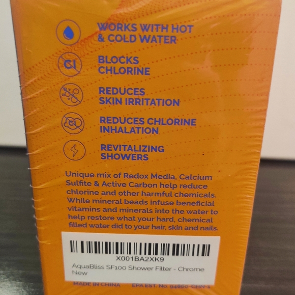 AquaBliss SF100 High Output Revitalizing Shower Filter - Reduces Dry Itchy Skin - Picture 2 of 6